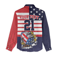 United States Football Custom Women Casual Shirt Team USA One For All