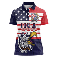 United States Football Custom Women Polo Shirt Team USA One For All