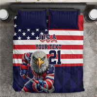 United States Ice Hockey Custom Bedding Set Team USA One For All