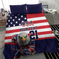 United States Ice Hockey Custom Bedding Set Team USA One For All