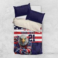 United States Ice Hockey Custom Bedding Set Team USA One For All