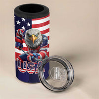 United States Ice Hockey Custom 4 in 1 Can Cooler Tumbler Team USA One For All