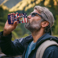 United States Ice Hockey Custom 4 in 1 Can Cooler Tumbler Team USA One For All