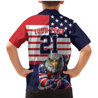 United States Ice Hockey Custom Family Matching Mermaid Dress and Hawaiian Shirt Team USA One For All