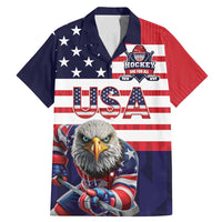 United States Ice Hockey Custom Family Matching Mermaid Dress and Hawaiian Shirt Team USA One For All