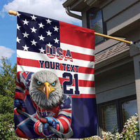United States Ice Hockey Custom Garden Flag Team USA One For All