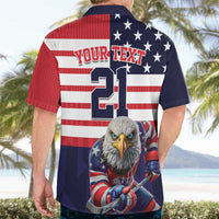 United States Ice Hockey Custom Hawaiian Shirt Team USA One For All