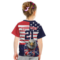 United States Ice Hockey Custom Kid T Shirt Team USA One For All
