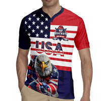 United States Ice Hockey Custom Rugby Jersey Team USA One For All