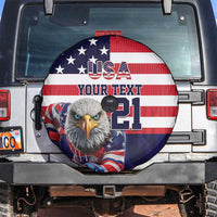 United States Ice Hockey Custom Spare Tire Cover Team USA One For All