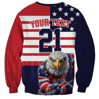 United States Ice Hockey Custom Sweatshirt Team USA One For All