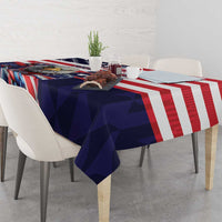United States Ice Hockey Custom Tablecloth Team USA One For All