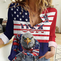 United States Ice Hockey Custom Women Casual Shirt Team USA One For All