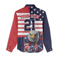 United States Ice Hockey Custom Women Casual Shirt Team USA One For All