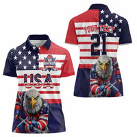 United States Ice Hockey Custom Women Polo Shirt Team USA One For All