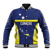 Personalized Curacao Sailboat Baseball Jacket Tropical Beach Sunset