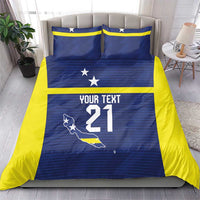 Personalized Curacao Sailboat Bedding Set Tropical Beach Sunset