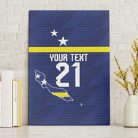 Personalized Curacao Sailboat Canvas Wall Art Tropical Beach Sunset