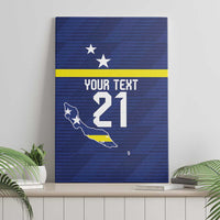 Personalized Curacao Sailboat Canvas Wall Art Tropical Beach Sunset