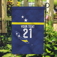 Personalized Curacao Sailboat Garden Flag Tropical Beach Sunset