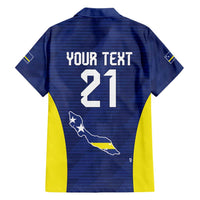 Personalized Curacao Sailboat Hawaiian Shirt Tropical Beach Sunset