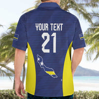 Personalized Curacao Sailboat Hawaiian Shirt Tropical Beach Sunset