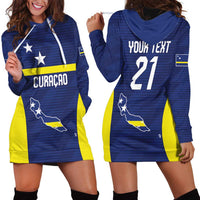 Personalized Curacao Sailboat Hoodie Dress Tropical Beach Sunset