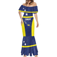 Personalized Curacao Sailboat Mermaid Dress Tropical Beach Sunset