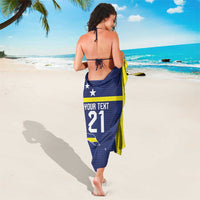 Personalized Curacao Sailboat Sarong Tropical Beach Sunset