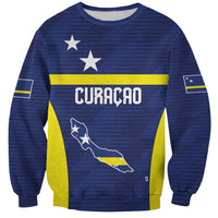 Personalized Curacao Sailboat Sweatshirt Tropical Beach Sunset