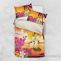 Curacao Football Custom Bedding Set Come On La Familia Azul