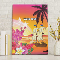 Curacao Football Custom Canvas Wall Art Come On La Familia Azul