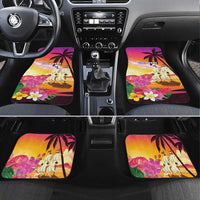 Curacao Football Custom Car Mats Come On La Familia Azul