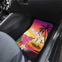 Curacao Football Custom Car Mats Come On La Familia Azul