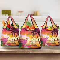 Curacao Football Custom Grocery Bag Come On La Familia Azul