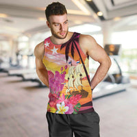 Curacao Football Custom Men Tank Top Come On La Familia Azul