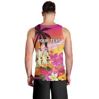 Curacao Football Custom Men Tank Top Come On La Familia Azul