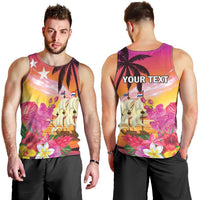 Curacao Football Custom Men Tank Top Come On La Familia Azul