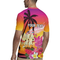 Curacao Football Custom Rugby Jersey Come On La Familia Azul