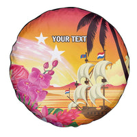 Curacao Football Custom Spare Tire Cover Come On La Familia Azul