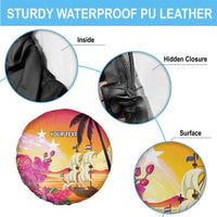 Curacao Football Custom Spare Tire Cover Come On La Familia Azul