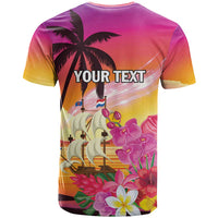 Curacao Football Custom T Shirt Come On La Familia Azul