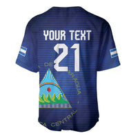 Nicaragua Football Custom Baseball Jersey Come On Los Pinoleros