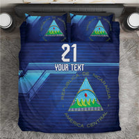 Nicaragua Football Custom Bedding Set Come On Los Pinoleros