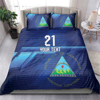 Nicaragua Football Custom Bedding Set Come On Los Pinoleros