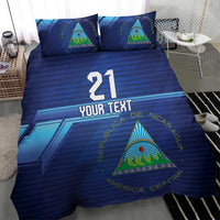 Nicaragua Football Custom Bedding Set Come On Los Pinoleros