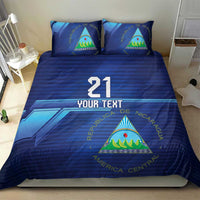 Nicaragua Football Custom Bedding Set Come On Los Pinoleros