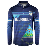 Nicaragua Football Custom Button Sweatshirt Come On Los Pinoleros