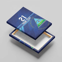 Nicaragua Football Custom Canvas Wall Art Come On Los Pinoleros