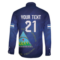 Nicaragua Football Custom Family Matching Mermaid Dress and Hawaiian Shirt Come On Los Pinoleros